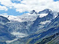 Moiry Glacier, Grand Cornier and Dent Blanche
