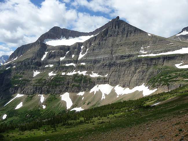 Piegan Mountain and the Piegan Glacier 