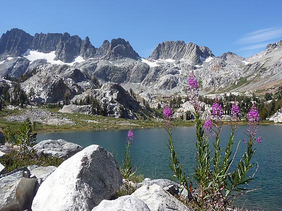 Ediza Lake and the Minarets 